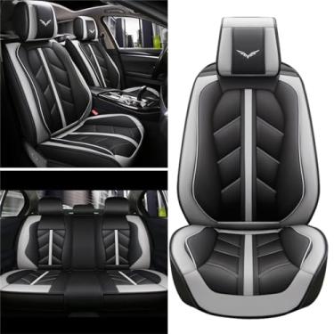 Imagem de DlonmCen Capas de assento de carro compatíveis com Buick Luxury e requintado protetor de assento de carro airbag almofada de carro compatível