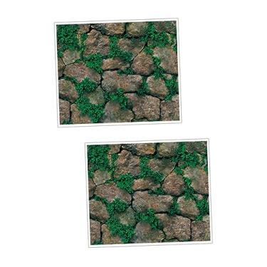 Imagem de Gadpiparty 2 Unidades paisagismo adesivo de parede decoração de casa restaurax estudo papel de parede de tijolo parede de pvc papel de parede 3d por adesivos de parede em pvc armário aplique