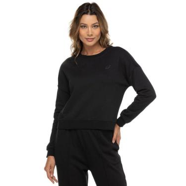 Imagem de Blusa de Moletom Feminina ASICS Cropped