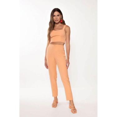 Imagem de Top Cropped Justo Manga Curta  Flor De Lis Feminino