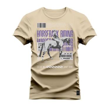 Imagem de Camiseta Plus Size T-Shirt Algodão Premium 30.1 Capa De Cavalo - Nexst