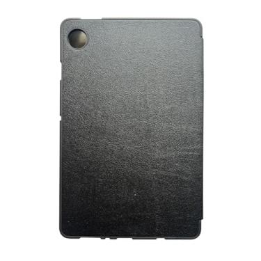 Imagem de Capa Smart Case Compatível Para Samsung Galaxy Tab A9 8,7'' SM-X110/SM-X115 2023 C/SUPORTE -Preto Leve, PU de qualidade,Anti-impressões digitais,Resistente a arranhões