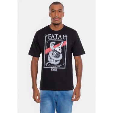 Imagem de Camiseta Fatal Estampada Snake Masculino-Masculino