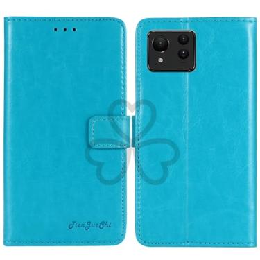 Imagem de TienJueShi Blue Book Stand Retro Flip Couro Protetor Telefone TPU Capa de Silicone para Asus Zenfone 11 Ultra 6,7 polegadas Capa de Gel Carteira Etui