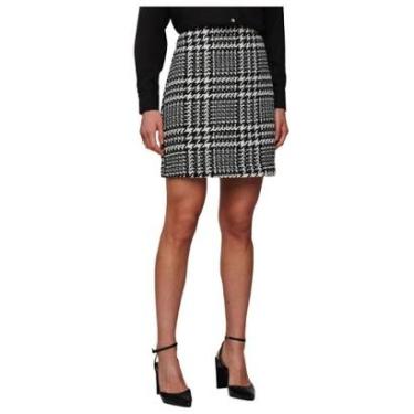 Imagem de Saia Feminina Infini Tweed Pucon Preta - 84217-Feminino
