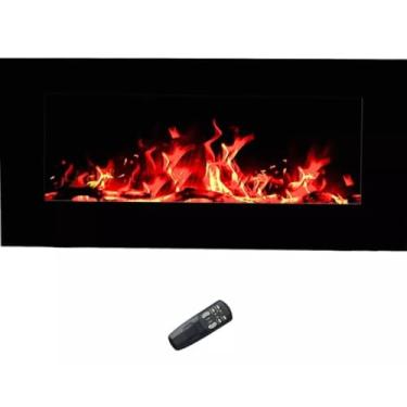 Imagem de Lareira Elétrica 3D com Chama Virtual Controle Remoto 220V 1500W
