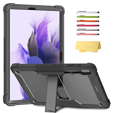 Imagem de UUcovers Capa para tablet Samsung Galaxy Tab S8 Plus 2022/S7 FE 5G 2021/S7 Plus 2020 de 12,4 polegadas com suporte para caneta S/Suporte/capa rígida à prova de choque de silicone resistente para Tab