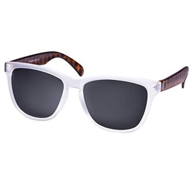 Imagem de Óculos de sol da moda para mulheres, lentes espelhadas com 100% de proteção UVA/UVB, adequado para atividades ao ar livre, esqui, férias, dirigir pescaria, Dark Grey - Polarized, 55mm