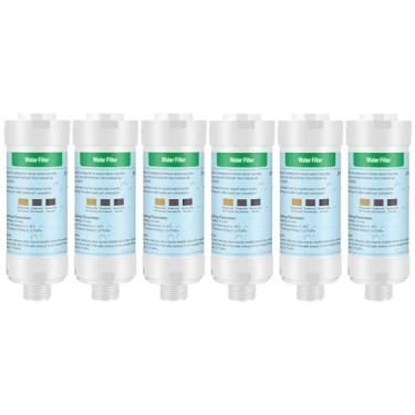 Imagem de iliD Filtro de água para assentos de bidê serve para todas as conexões padrão de 1/5.1 cm conjunto de 6 (6 peças)