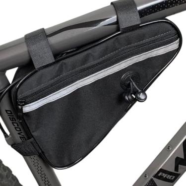 Imagem de Bolsa Quadro Triangular Bike Impermeável Refletivo Bicicleta Artmania