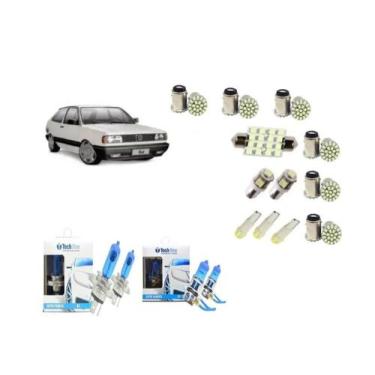 Imagem de Kit Lâmpadas Led Gol Parati Voyage Saveiro Quadrado Techone - Blue Lio