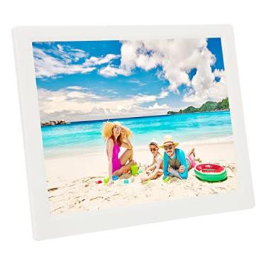 Imagem de Porta-retratos Digital de 14 Polegadas Suporte HD Lanterna Slide Vídeo Fundo Música Relógio Calendário Molduras Digitais 100 240V Molduras para Fotos Digitais Multifuncionais