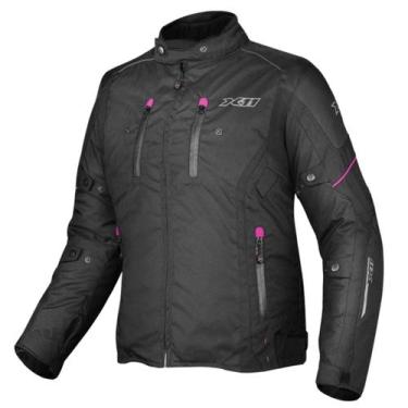 Imagem de Jaqueta Para Moto Motociclista X11 Iron 3 Feminina Rosa, 3g