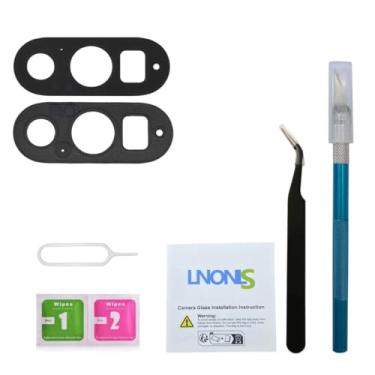 Imagem de LNONLS Substituição da lente de vidro da câmera traseira do Pixel 9 Pro para Google Pixel 9 Pro com adesivo pré-instalado e kit de ferramentas de reparo (Pixel 9 Pro)