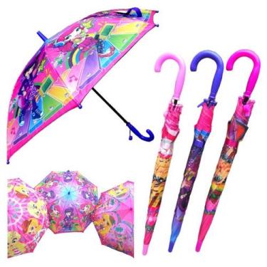 Imagem de Guarda Chuva Infantil Estampas Sortidas Menina + Apito: Abertura Autom