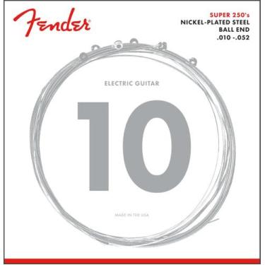 Imagem de Encordoamento Fender Super 250 Guitarra 010 0730250407