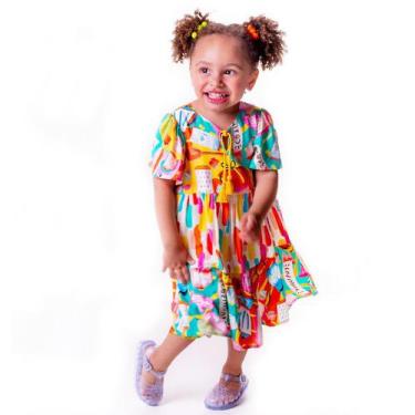Imagem de Vestido Viscose "Chef de Cozinha" - Saia de Filó, 2