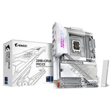 Imagem de Placa Mãe Gigabyte Z890 AORUS PRO ICE WIFI 7 Intel LGA1851 4xDDR5 Chip