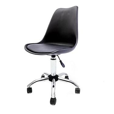 Imagem de CADEIRA SAARINEN OFFICE CROMADO CX 1 - PP PRETO