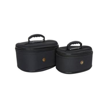 Imagem de Frasqueira Kit Maleta Necessaire Mala De Mão Para Viagem - K-Fashion, 
