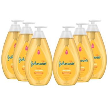 Imagem de Kit 6 Shampoos Johnson's Baby Regular 750ml
