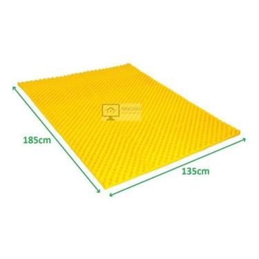 Imagem de Colchonete Casal D18 Caixa De Ovo Luckspuma 04x135x185 Casal - Luckpsu