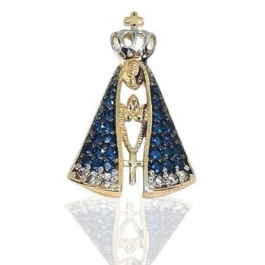 Imagem de Pingente de ouro 18k Nossa Sra Aparecida . - Elegancy Joias