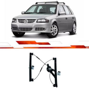 Imagem de Maquina Vidro Manual Dianteira Le Gol Parati Saveiro G2 G3 G4 4 Portas