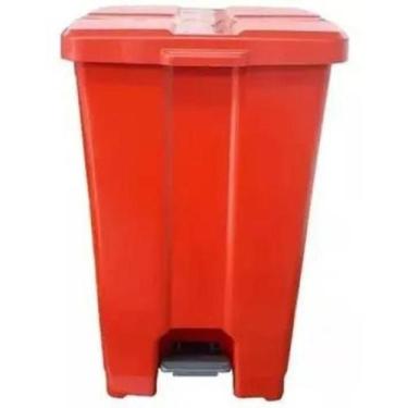Imagem de Cesto C/ Pedal Plástico 30l Várias Cores Coleta Seletiva Jsn SEM ADESI