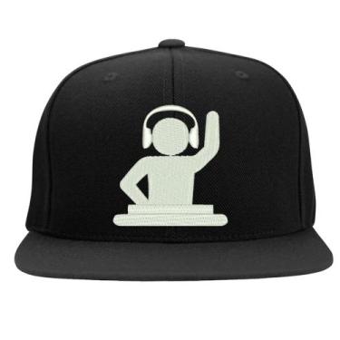 Imagem de Boné Bordado - DJ techno Funk Rap Hip Hop Remix Eletronico - Hipercap
