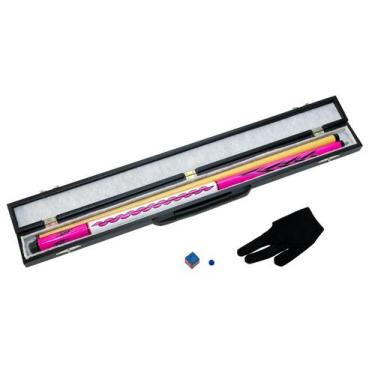 Imagem de Kit Taco de Sinuca Desmontável TB10 + Maleta Alça Retrátil - Tacos Bra