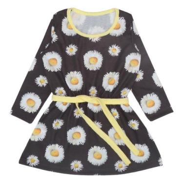 Imagem de Vestido Manga Longa de Girassóis - Big Bless, 12