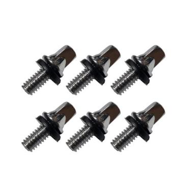 Imagem de Kit 6 Parafuso para Pedal de Bumbo Bateria 12mm x 5mm 7/32 - Torelli