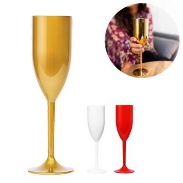 Imagem de Taça Champanhe Espumante 180ml  Festa Comemoração Casamento - 05 Un - 