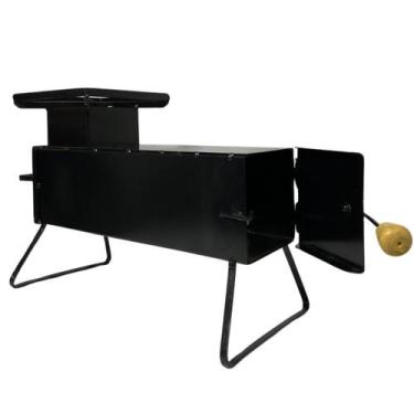 Imagem de Mini Fogão a Lenha Portátil 1 Boca Paneleiro de Acampamento - Nossa Ka