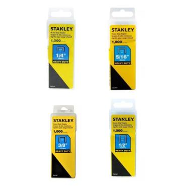 Imagem de Kit Grampos Para Grampeador Manual Elétrico Stanley TRA700 6mm 8mm 10m