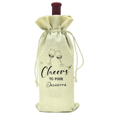 Imagem de Presente engraçado de inauguração de casa nova, presente de casa nova para dono de casa, saco de vinho, presente para amantes de vinho, casamento, dia dos namorados, aniversário, promoção,