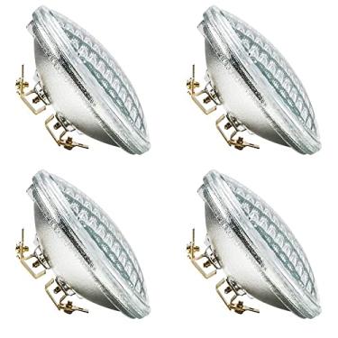 Imagem de Lâmpada Zorykn PAR36 LED Paisagem, 9W 900LM 50W Equivalente halógeno, 2700K Branco quente, 12V AC/DC, IP68 impermeável, lâmpada LED PAR36 para iluminação de paisagem, veículos off-road, veículos trailers, trator (pacote com 4)