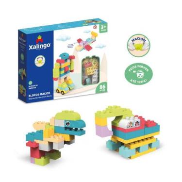 Imagem de Blocos de Montar Soft 86 Peças - Xalingo