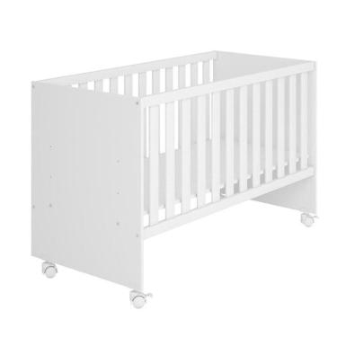 Imagem de Berço Doce Sonho Com Rodízios 3540 Qmovi Branco