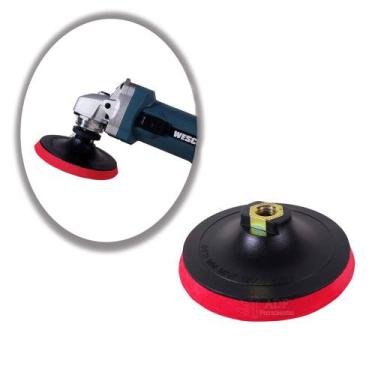 Imagem de Suporte Disco de Borracha gruda Lixa Para Esmerilhadeira 125mm - LOTUS