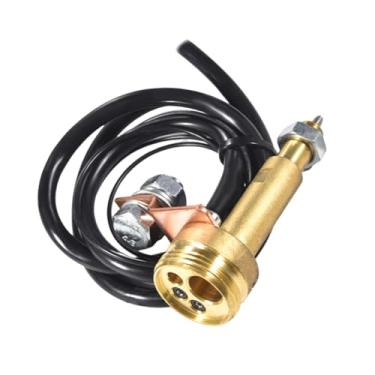 Imagem de harayaa Adaptador de painel de soldagem de cobre Soquetes de alimentação rápida de arame Mig Kit de conversão de tocha de soldagem resistente ao desgaste, 99 Mm