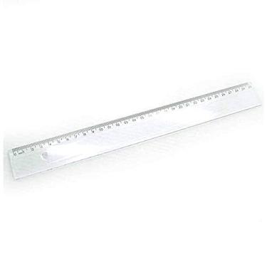 Imagem de Régua de Poliestireno, Acrimet, Transparente, 30 Centímetros, 981-C, 01 Unidade
