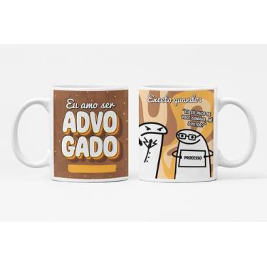 Imagem de Caneca de Porcelana Personalizada Profissão Advogado - Like Geek