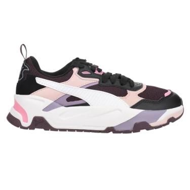 Imagem de PUMA Tênis feminino Trinity com cadarço casual - roxo, Roxa, 37