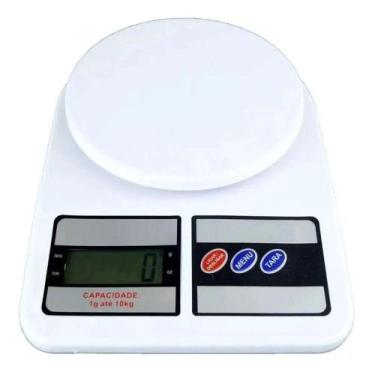 Imagem de Balança Digital Cozinha 10kg Nutrição e Dieta Academia Fitness - Belak