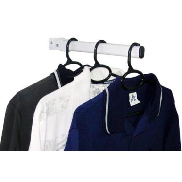 Imagem de Cabideiro multiuso para cabides, bolsas, guarda-chuvas - AVATRON, bran