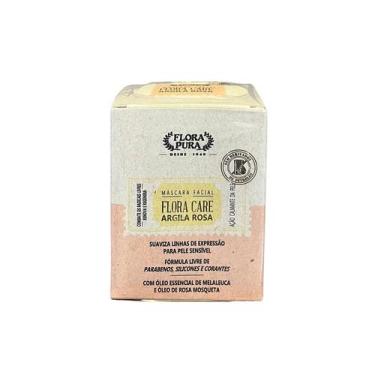 Imagem de Mascara facial de argila rosa-180g - Flora pura