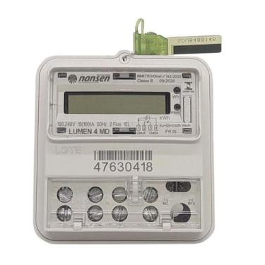 Imagem de Medidor de energia mono 1el/2f nansen lumen 4md