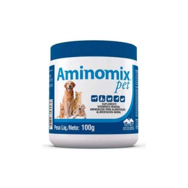 Imagem de Aminomix Pet 100g Vitamina Cães e Gatos - Vetnil